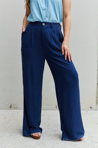 HYFVE Business Casual High Waisted Relax Fit Trousers