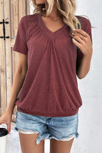 Load image into Gallery viewer, V-Neck Short Sleeve Top