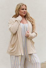 Load image into Gallery viewer, HEYSON Full Size Soft Ribbed Open Front Cardigan