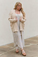 Load image into Gallery viewer, HEYSON Full Size Soft Ribbed Open Front Cardigan