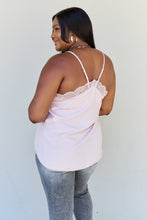 Load image into Gallery viewer, HEYSON Dainty &amp; Sweet Full Size Lace V-Neck Cami Top