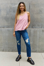 Load image into Gallery viewer, Sweet Lovely By Jen Full Size Scalloped Cami in Rosewood