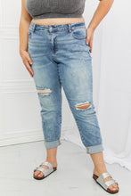 Load image into Gallery viewer, Judy Blue Maika Full Size Paisley Patterned Boyfriend Jeans