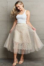 Load image into Gallery viewer, Ninexis Lace Flowy Midi Skirt