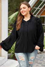 Load image into Gallery viewer, Plus Size Button-Up Shirt