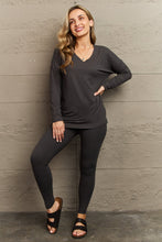 Load image into Gallery viewer, Zenana Lazy Days Full Size Long Sleeve and Leggings Set