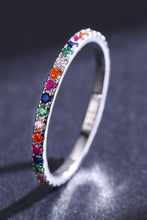 Load image into Gallery viewer, 925 Sterling Silver Cubic Zirconia Ring