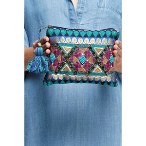 Hand beaded Pouch