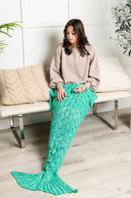 Load image into Gallery viewer, Seaside Magic Chenille Mermaid Tail In Green
