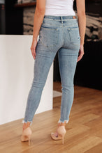 Load image into Gallery viewer, Sherry Mid Rise Release Waistband Detail Skinny