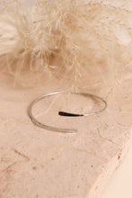 Load image into Gallery viewer, Minimal Arm Cuff/Bangle Jewelry Silver