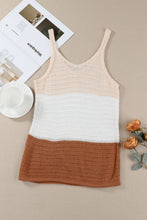 Load image into Gallery viewer, Color Block Round Neck Tank