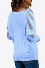 Load image into Gallery viewer, V-Neck Long Raglan Sleeve Top