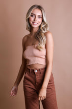 Load image into Gallery viewer, Accordion Classic Bandeau Bralette XS/S / Peach