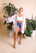 Load image into Gallery viewer, Anemone Embroidered Kimono