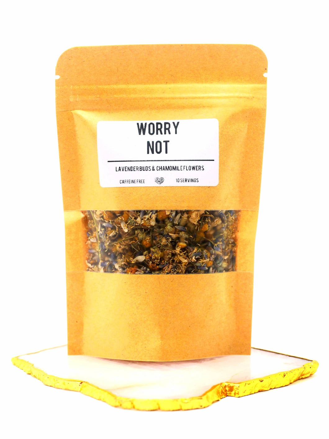 Loveyenergy & Blessings - WORRY NOT Herbal Tea Blend - Lavender Buds & Chamomile
