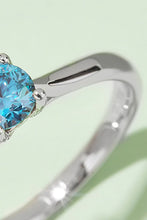 Load image into Gallery viewer, Moissanite Contrast 925 Sterling Silver Solitaire Ring