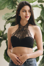 Load image into Gallery viewer, Baroque High Neck Bralette XS/S / Black