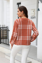 Load image into Gallery viewer, Printed Round Neck Dropped Shoulder Sweater