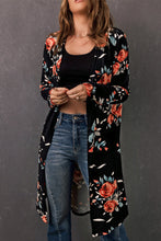 Load image into Gallery viewer, Printed Open Front Longline Cardigan
