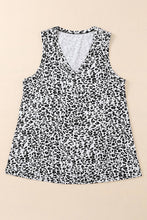 Load image into Gallery viewer, Animal Print V-Neck Tank