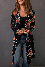 Load image into Gallery viewer, Printed Open Front Longline Cardigan