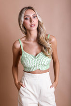 Load image into Gallery viewer, Chic Mod Lines Contour Brami Bralette XS/S / Lime
