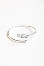 Load image into Gallery viewer, Chic Silver Feather Cuff Jewelry