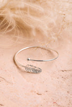 Load image into Gallery viewer, Chic Silver Feather Cuff Jewelry