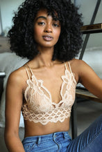 Load image into Gallery viewer, Chloe Crochet Bralette Small / Nude