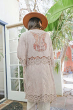 Load image into Gallery viewer, Crochet Open Patch Kimono
