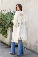 Load image into Gallery viewer, Crochet Open Patch Kimono