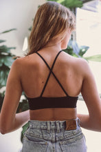 Load image into Gallery viewer, Cutout High Neck Halter Bralette