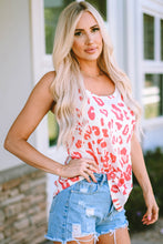Load image into Gallery viewer, Leopard Print Round Neck Tank