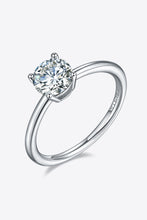Load image into Gallery viewer, 1 Carat Moissanite 925 Sterling Silver Solitaire Ring