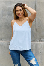 Load image into Gallery viewer, Sweet Lovely By Jen Full Size Scalloped Cami in Blue