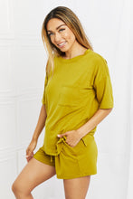 Load image into Gallery viewer, Zenana In The Moment Full Size Lounge Set in Olive Mustard