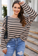 Load image into Gallery viewer, Round Neck Dropped Shoulder Knit Top