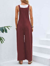 Load image into Gallery viewer, Full Size Wide Leg Overalls with Pockets