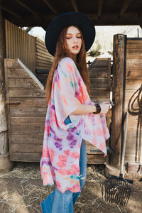 Daydream Tie Dye Cover Up Kimono