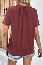 Load image into Gallery viewer, V-Neck Short Sleeve Top