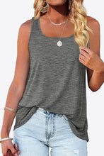 Load image into Gallery viewer, Curved Hem Square Neck Tank