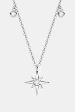 Load image into Gallery viewer, Moissanite North Star Pendant 925 Sterling Silver Necklace