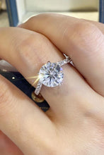 Load image into Gallery viewer, 3 Carat Moissanite 925 Sterling Silver Ring