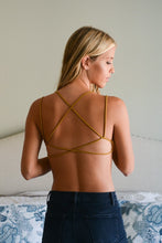 Load image into Gallery viewer, Double Cross Strappy Back Bralette