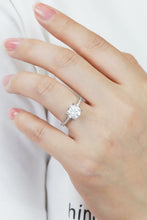 Load image into Gallery viewer, 1.5 Carat Moissanite Side Stone Ring