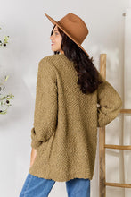 Load image into Gallery viewer, Zenana Falling For You Full Size Open Front Cardigan with Pockets