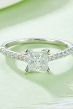 Load image into Gallery viewer, 1.21 Carat Moissanite 925 Sterling Silver Side Stone Ring