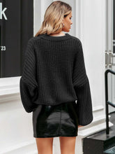 Load image into Gallery viewer, Round Neck Long Sleeve Sweater