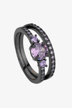 Load image into Gallery viewer, Zircon 925 Sterling Silver Ring Set